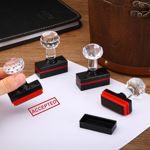 Sample Stamp Self Inking Red Ink Office Stamps Pre Inked view 5