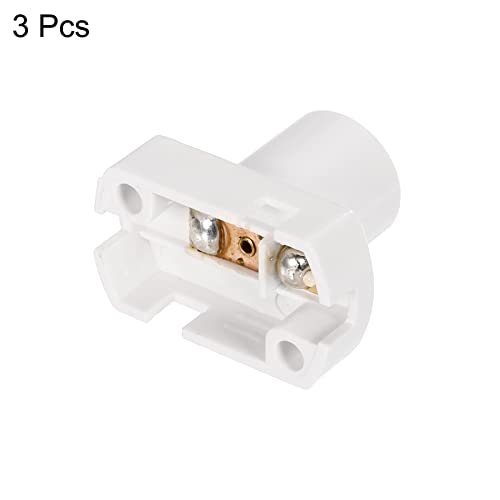 Screw-in E12 Mini Bulb Holder, White view 3