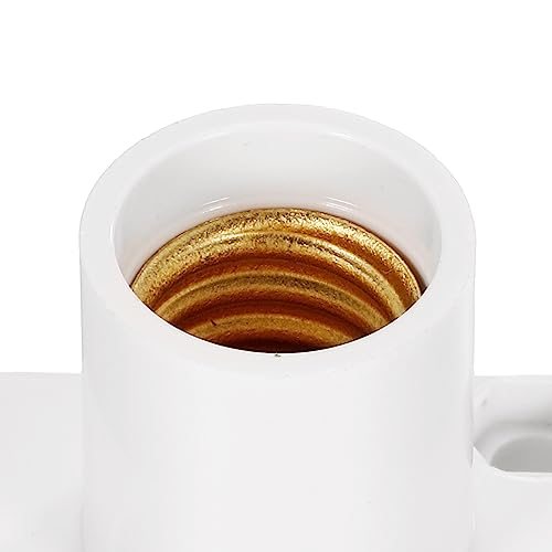 Screw-in E12 Mini Bulb Holder, White view 4