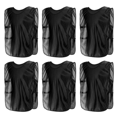 Scrimmage Vest, 6 Pack Soccer Pennies Soccer Jersey Training Vests Team — PATIKIL