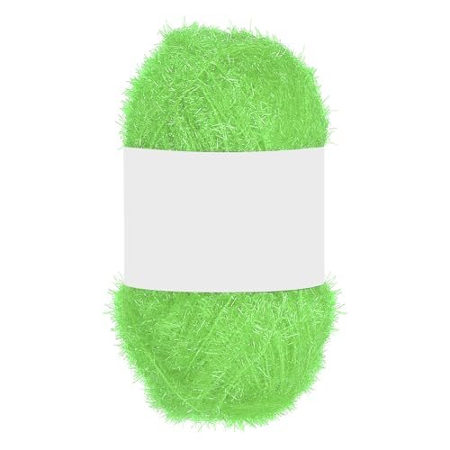 Scrubbie Yarn Sparkle Yarn Polyester Scrubbie Sparkle Glass 109Yard — PATIKIL