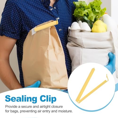 Sealing Clips 4.3in, 10 Pack Reusable Plastic Bag Clip Clamp, Sealer view 5