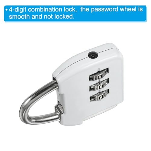 Security Steel Cable 4.9Ft w/ 3 Digit Combination Lock Clear, Travel view 4