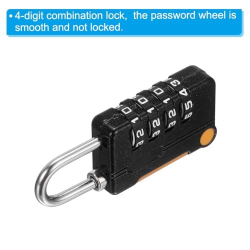 Security Steel Cable w/ 4 Digit Combination Lock 6.6Ft Coated Wire view 4