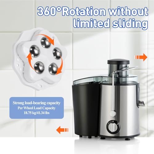 Self Adhesive Paste Caster Wheels 2in 360 Degree Swivel Wheel view 4