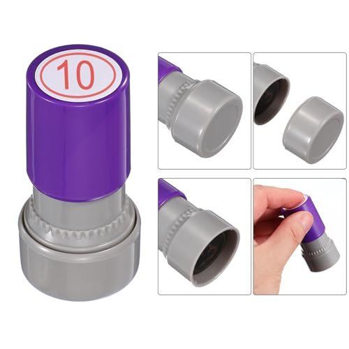 Self Inking Number Stamps 20mm Numeral 10 Digital Stamps view 4