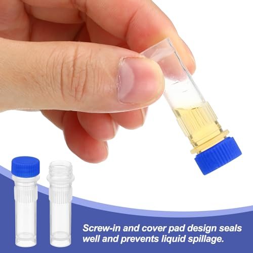 Self Standing Cryogenic Vial Screw Top Frozen Test Tube view 3