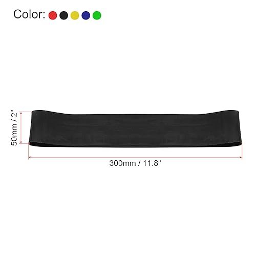 Set of 5 Resistance TPE Elastic Workout Bands Exercise Loop view 2