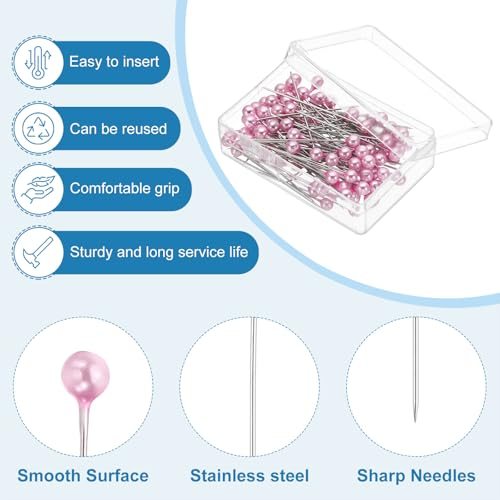 Sewing Pins, 500 Pcs 1.5 Inch Straight Pin view 3
