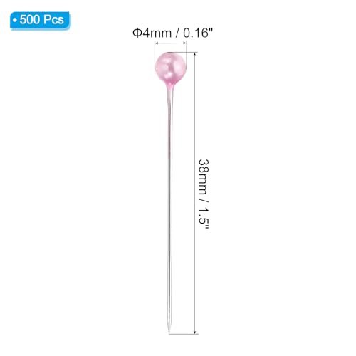Sewing Pins, 500 Pcs 1.5 Inch Straight Pin view 2