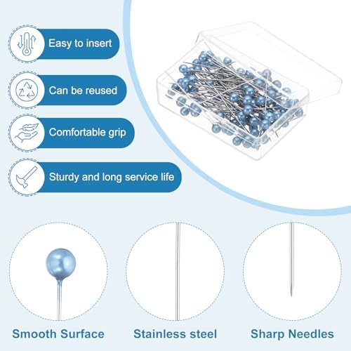 Sewing Pins, 600 Pcs 1.5 Inch Straight Pin view 3