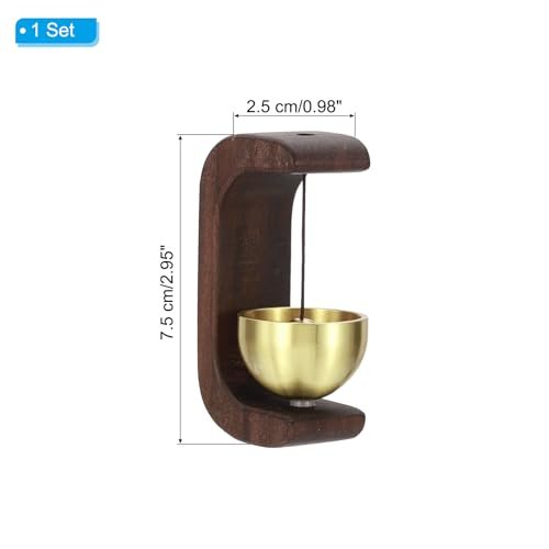 Shopkeepers Bell, Wood Door Chime Hanging Magnetic Door Bell Jingle Bells view 2