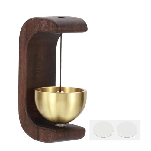Shopkeepers Bell, Wood Door Chime Hanging Magnetic Door Bell Jingle Bells — PATIKIL