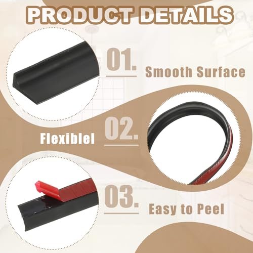 Shower Stopper Barrier Self Adhesive Sink Splash Guard view 3