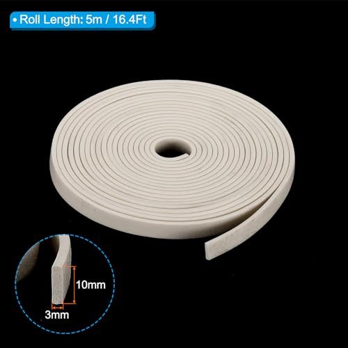 Silicone Foam Seal Strip 3/8" Wx1/8 Tx16.4Ft view 2