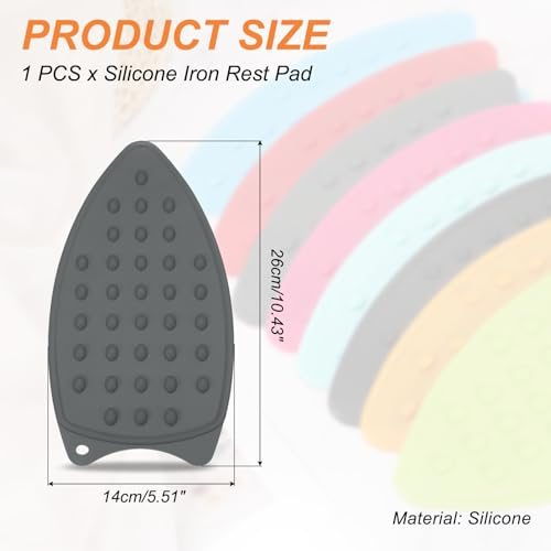 Silicone Iron Rest Pad, Multipurpose Hot Heat Resistant Iron Rest Plate view 2