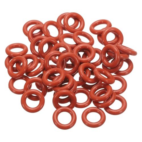Silicone O-Ring 14x8x3mm (ODxIDxW) Metric VMQ Sealing Gasket 50Pcs — PATIKIL