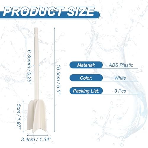 Silicone Resin Mixer Paddles, ABS Plastic Paint Mixer Drill Attachment view 2