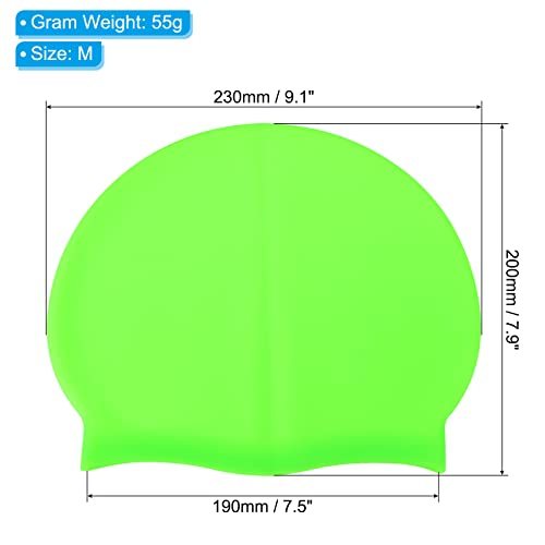 Silicone Swim Cap, Waterproof Swimming Hat Non-Slip Adult Swimming Caps view 2