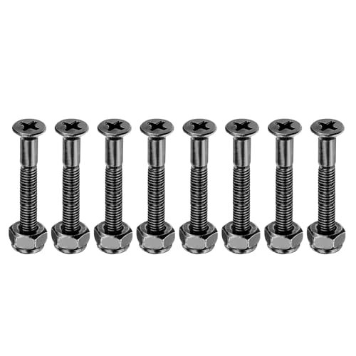 Skateboard Mounting Hardware 1.25", 8pcs Carbon Steel Skateboard Screws — PATIKIL