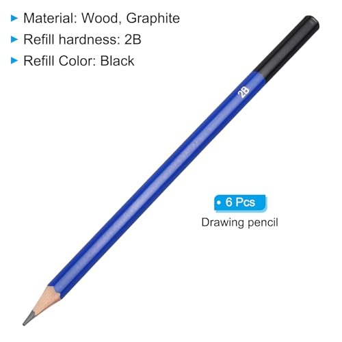 Sketch Pencils for Drawing Art Pencils Graphite Wood Pre-sharpened for view 3