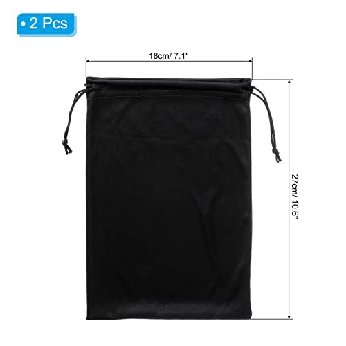 Ski Goggle Bag, 2 Pack 7.1"x10.6" Microfiber Snow Goggles Case Cover Soft view 2