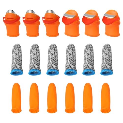 Small 2 Style Gardening Thumb Knife Set, 18Pcs Silicone Thumb Cutter — PATIKIL
