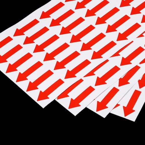 Small Arrow Sticker Label 1.2 x 0.5, 120 Pack Adhesive Color Coding Sign view 4