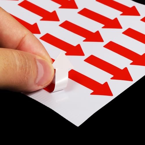 Small Arrow Sticker Label 1.2 x 0.5, 120 Pack Adhesive Color Coding Sign view 5