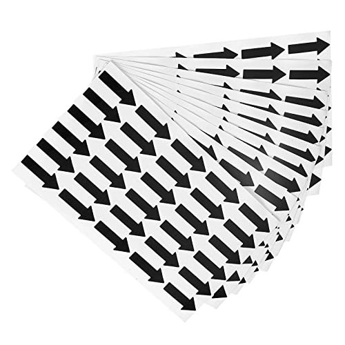 Small Arrow Sticker Label 1.2x0.4, 300 Pcs Adhesive Color Coding Sign — PATIKIL
