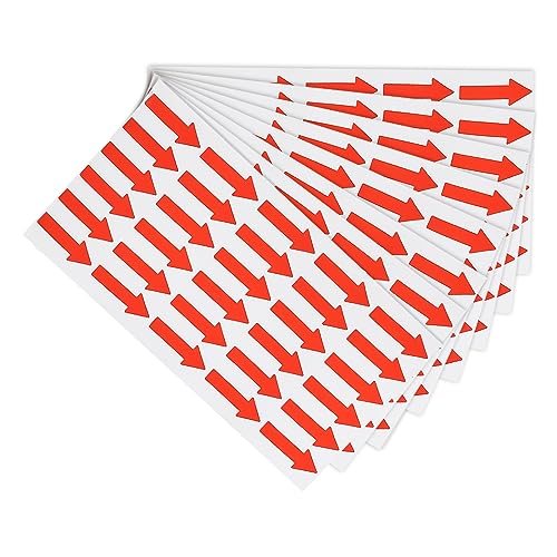 Small Arrow Sticker Label 1.2x0.5, 180 Pcs Adhesive Color Coding Sign — PATIKIL
