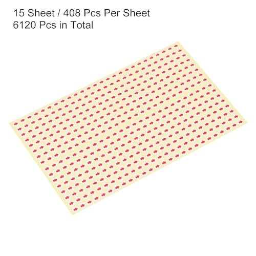 Small Arrow Stickers 0.2" Dia, 15 Sheet Self Adhesive Round Product view 3