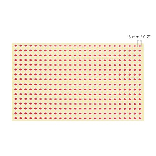 Small Arrow Stickers 0.2" Dia, 15 Sheet Self Adhesive Round Product view 2