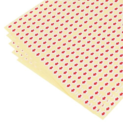 Small Arrow Stickers 0.2" Dia, 15 Sheet Self Adhesive Round Product view 4