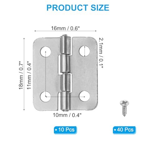Small Butt Hinges 3/4 Inch view 2