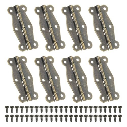 Small Vintage Box Hinges 2 Inch, Brown — PATIKIL