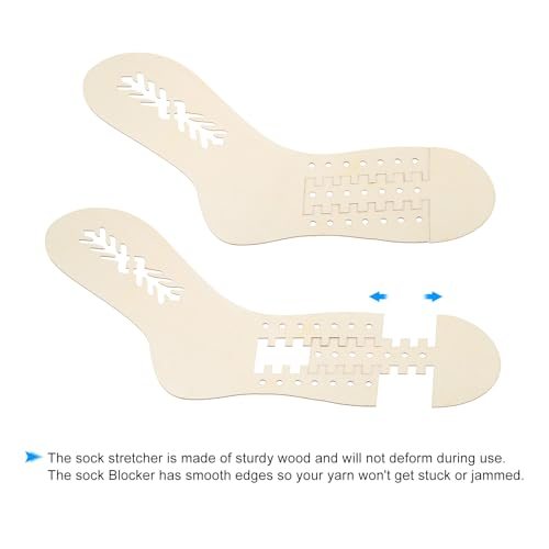 Sock Blocker Adjustable Socks Blocker Wood Large Small Funny view 4