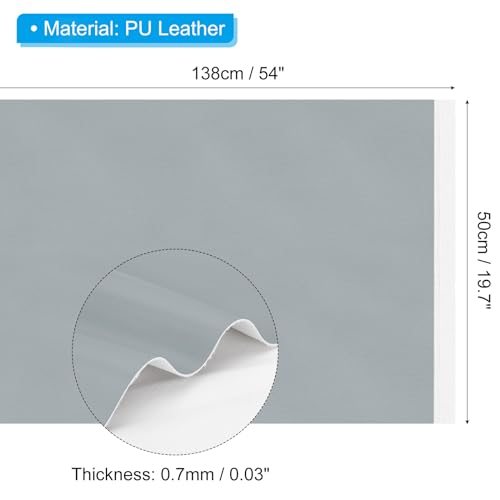 Soft Colored Faux PU Leather Sheets Repair Fabric Patch view 2