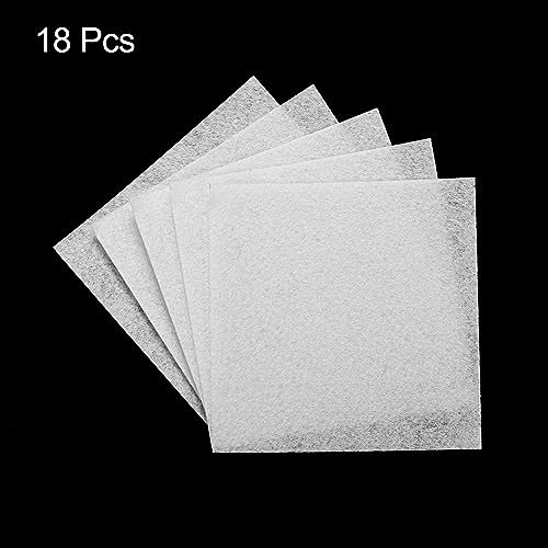 Soft Felt Sheets Fabric Craft Sheets White 4 Inch x 4 Inch view 3