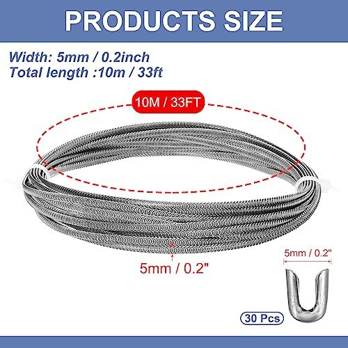 Spiral 304 Stainless Steel Boning, Flat Metal Corset Boning view 2