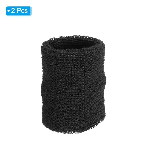 Sports Wristbands 8x10cm, 2 Pack Athletic Cotton Terry Cloth Absorbent view 3