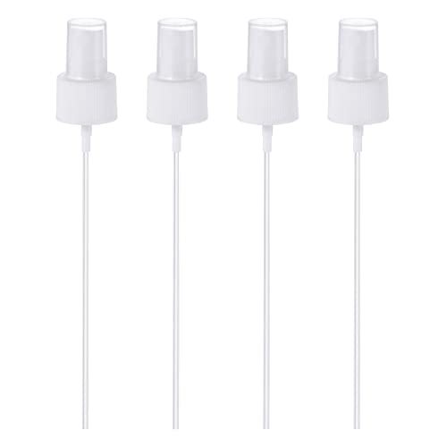 Spray Bottle Top, 4 Pack Sprayer Replacement Pump Plastic, White — PATIKIL
