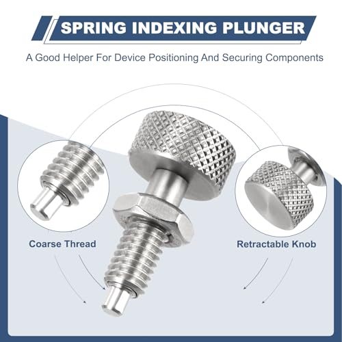 Spring Plunger with Knurled Handle view 3