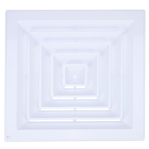 Square Air Vent Cover Plastic Air Return Grille 16x16Inch White — PATIKIL