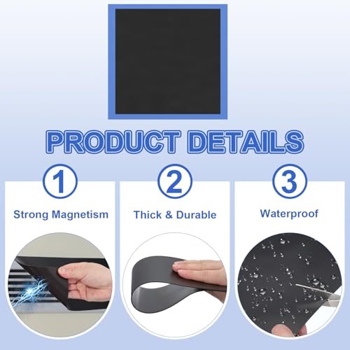 Square Magnetic Vent Covers 14x14 Inch, Floor Air Vent Blocker Covers view 3