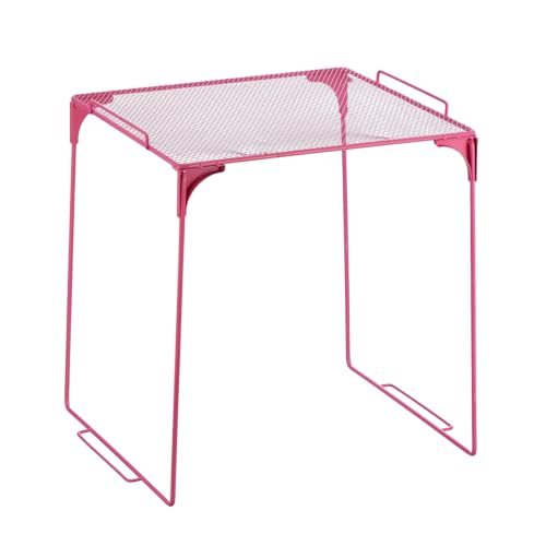 Stackable Locker Shelf Organizer Metal Storage Rack Organizer — PATIKIL