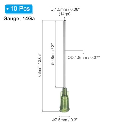 Stainless Steel and Plastic Glue Needle Tube Blunt Tips view 2