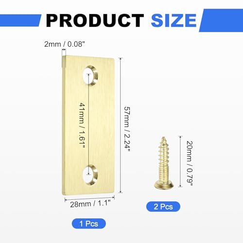 Stainless Steel, Deadbolt Covers Plate view 2