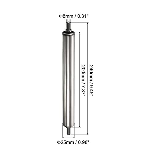 Stainless Steel Gravity Transmission Replacement Part Galvanized End view 2