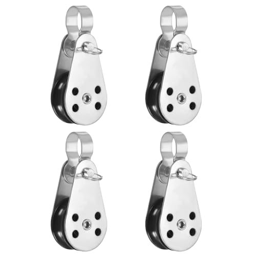 Stainless Steel Nylon Marine Pulley Block, 4Pcs, 1 inch — PATIKIL